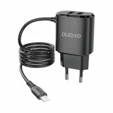 dudao-ladowarka-2xusb-lightning-12w-a2prol-black