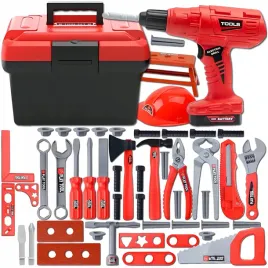 zestaw-narzedzi-dla-dzieci-majsterkowicz-skrzynka-wiertarka-55-elementow