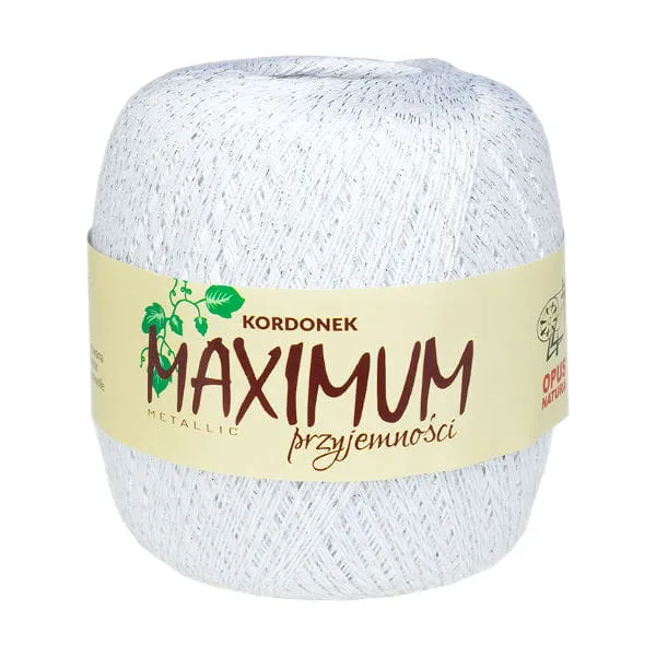 kordonek-maximum-opus-metallic-bialo-srebrny