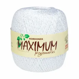 kordonek-maximum-opus-metallic-bialo-srebrny