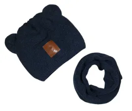 komplet-niemowlecy-czapka-z-uszkami-i-komin-6-12m