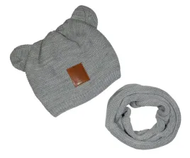 komplet-niemowlecy-czapka-z-uszkami-i-komin-6-12m