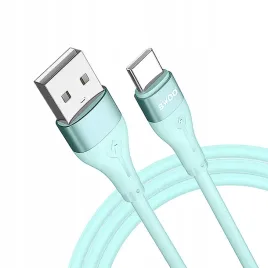 bwoo-kabel-usb-do-usb-c-bialy-3a-1m-elastyczny-silikonowy