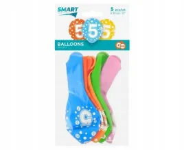 balony-cyfra-5-mix-30cm-5szt