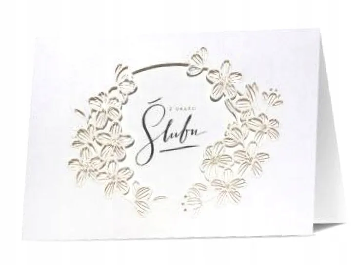 karnet-slub-kl-hm100-1005-stan-opakowania-oryginalne