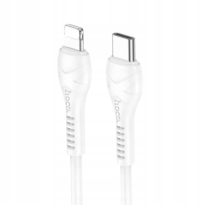 hoco-kabel-typ-c-do-lightning-pd-27w-x37-1-m-bialy-stan-nowy