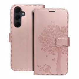 kabura-mezzo-book-do-samsung-a35-5g-drzewo-zloty-roz