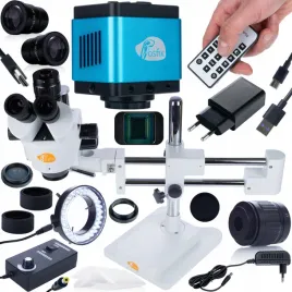 mikroskop-stereoskopowy-trinokularowy-kamera-4k-zestaw-oswietlacz-144xled