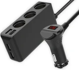 rozdzielacz-gniazda-zapalniczki-ladowarka-samochodowa-4xusb-120w-szybki-pd