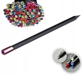 czarny-olowek-szkolny-do-szkicowania-olowki-z-krysztalem-kolorowe-18cm