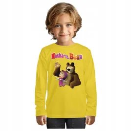 bluzka-dziecieca-koszulka-t-shirt-dlugi-rekaw-masza-i-niedzwiedz-146-152