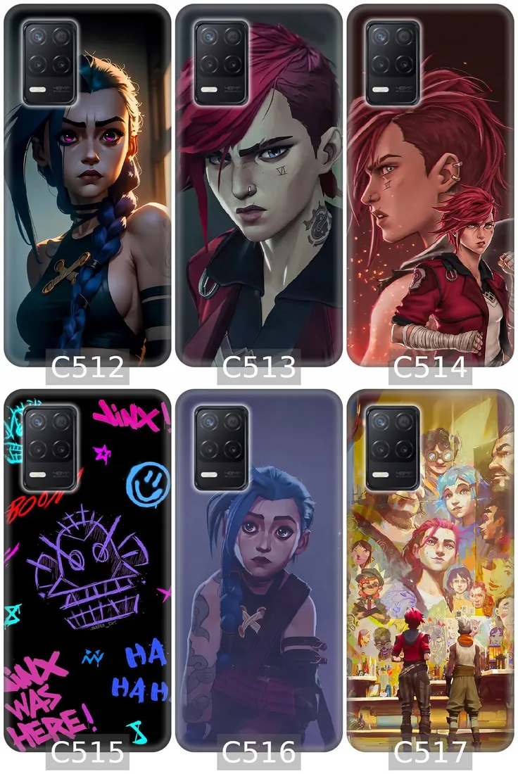 etui-na-realme-8-wzory-arcane