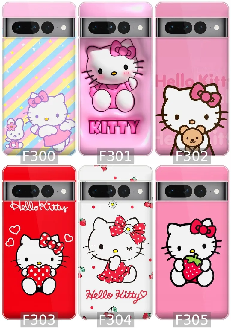 etui-na-google-pixel-7-pro-wzory-hello-kitty