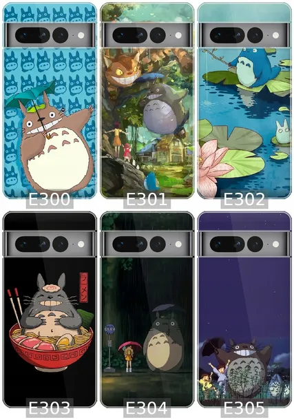 etui-na-google-pixel-7-pro-wzory-totoro-kolor-wielokolorowy
