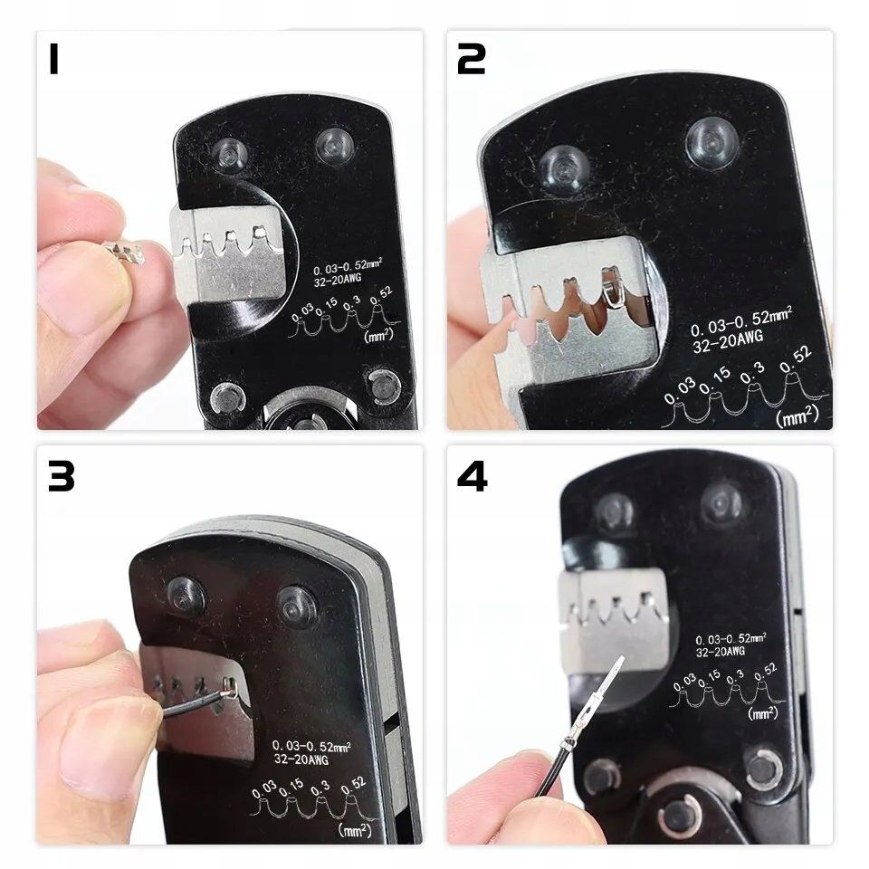 ZACISKARKA KONEKTORÓW MINI PINÓW STYKÓW D-SUB Molex Jst Tyco Bls