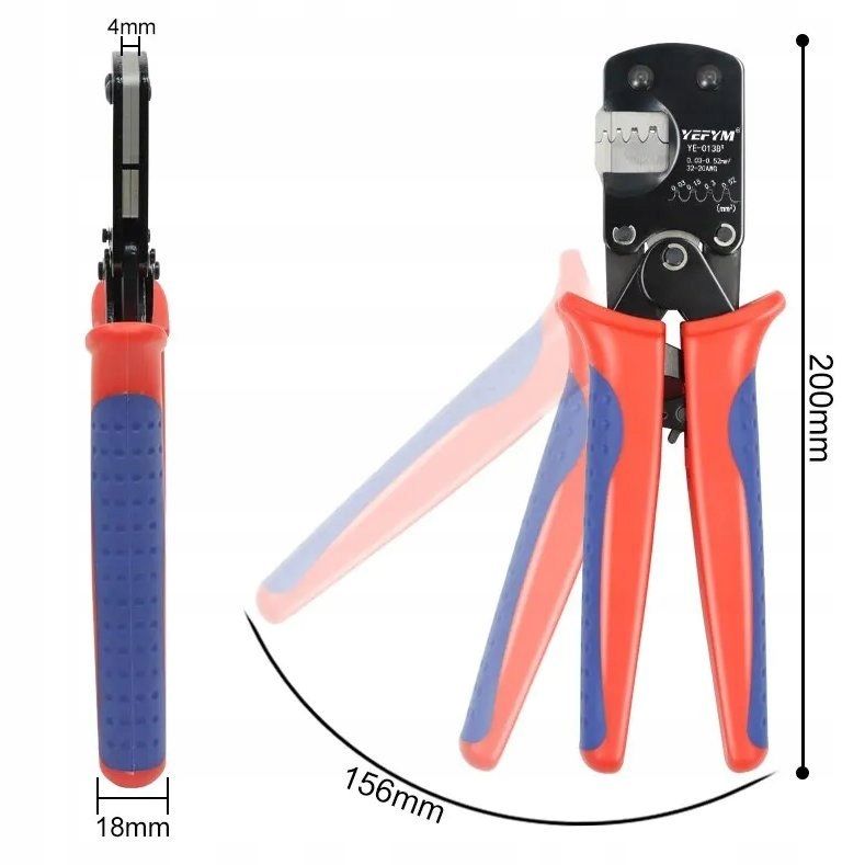 こうけんと ZACISKARKA KONEKTORÓW MINI PINÓW STYKÓW D-SUB Molex Jst Tyco Bls