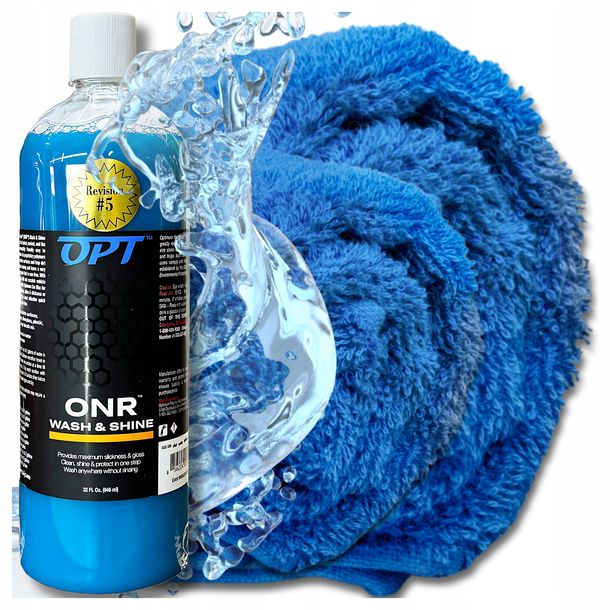 Фото - Поліроль Optimum NO RINSE WASH & SHINE 946ml szampon do bezwodnego mycia polimerowy 