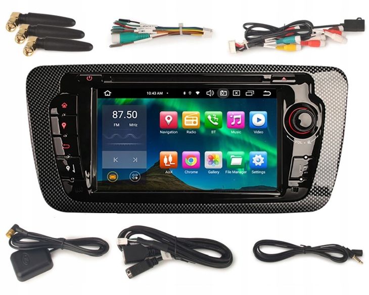 RADIO 2DIN NAWIGACJA ANDROID SEAT IBIZA 4 IV 4/64 GB DSP CARPLAY LTE