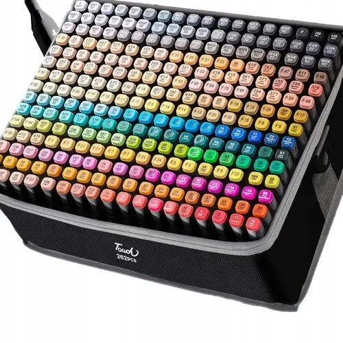⚠️裁断済み　13点セット MARKERY ALKOHOLOWE ZESTAW 262 SZTUK FLAMASTRY PRO + ETUI ART