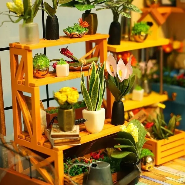 diy-miniaturowy-domek-szklarnia-stan-opakowania-oryginalne