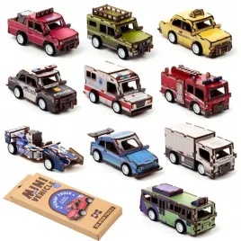 puzzle-drewniane-3d-mini-zestaw-10-samochodow-model-skladane-auta-prezent