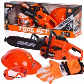 pila-drwala-elektryczna-lancuchowa-zestaw-dla-dzieci-kask-rekawice-okulary
