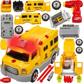 auto-samochod-ciezarowka-do-rozkrecania-wkretarka