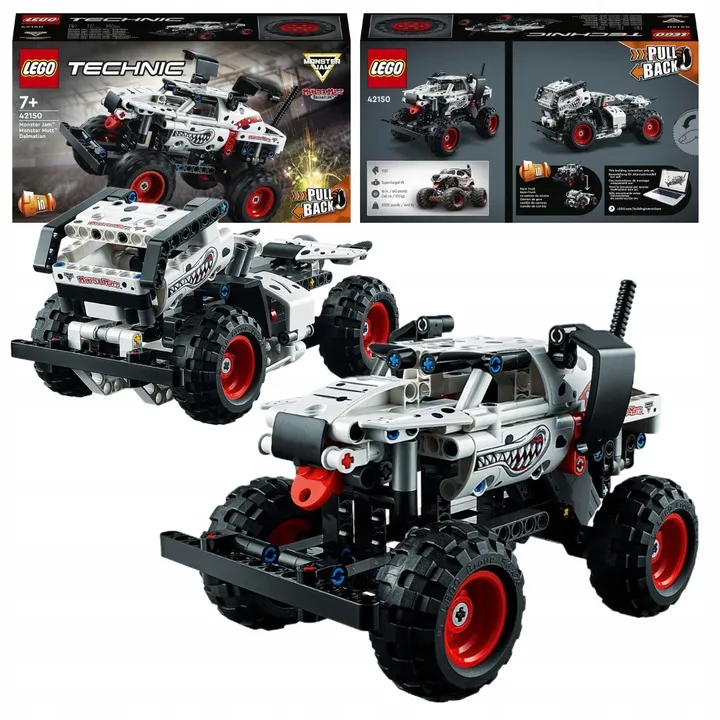 lego-technic-monster-dalmatian-silnik-pullback-2w1-42150-stan-nowy