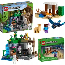 lego-minecraft-loch-szkieletow-21189-pustynna-wyprawa-steva-21251-maincraft