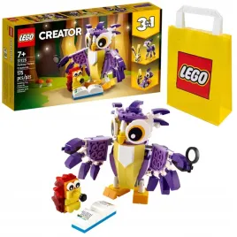 klocki-lego-creator-31125-fantastyczne-lesne-zwierzeta-dla-dzieci-torba