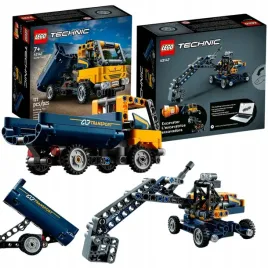 lego-technics-ciezarowka-tir-koparka-wywrotka-maszyny-budowlane-pojazdy