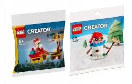 lego-creator-30670-przejazdzka-saniami-mikolaja-lego-creator-30645-balwan