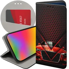etui-z-klapka-do-honor-magic7-pro-wzory-auto-motor-pojazdy-samochody-case