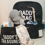plecak-daddy-bag-backpack-czarny-childhome-stan-nowy