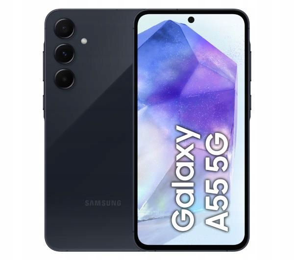 SMARTFON SAMSUNG GALAXY A55 DS 5G 8/128GB GRANATOWO CZARNY