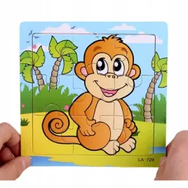 drewniane-puzzle-edukacyjne-ukladanka-w-ramce-montessori-malpka