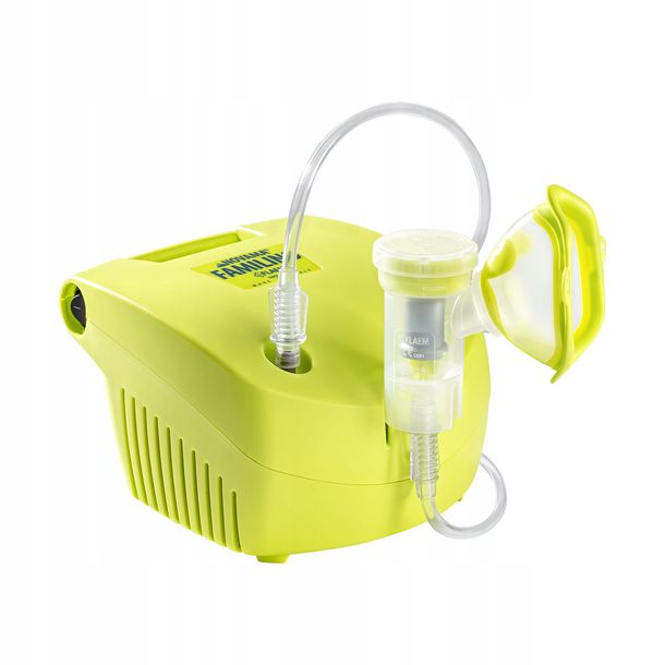 ﻿INHALATOR NEBULIZATOR DLA DZIECI DOROSŁYCH NOVAMA FAMILINO CERTYFIKAT TUV