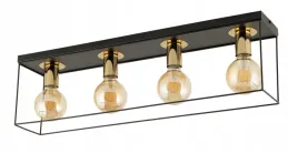 sigma-40705-vox-4-plafon-czarny-zloty