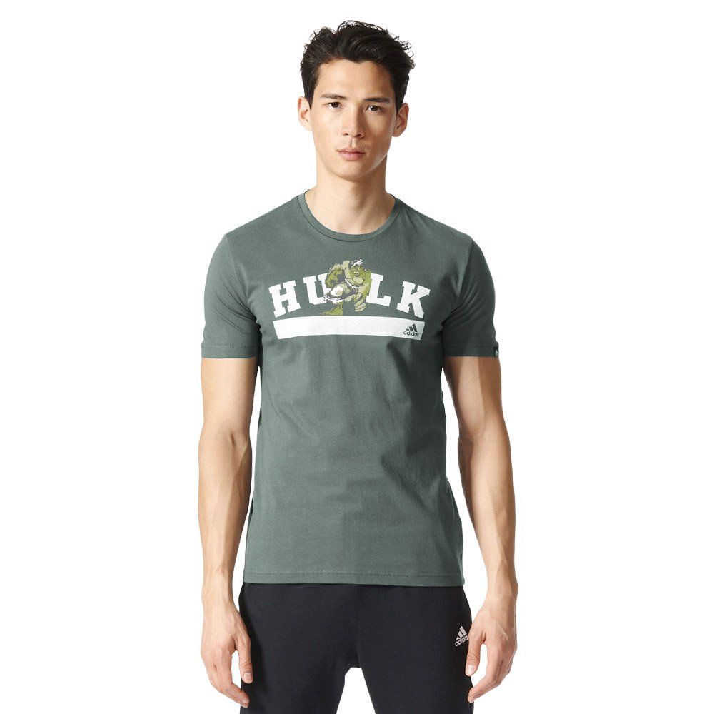 Koszulka Adidas Marvel Hulk męska t-shirt sportowy z nadrukiem