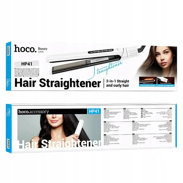 hoco-prostownica-do-wlosow-hp41-biala-komunikacja-wskaznik-temperatury