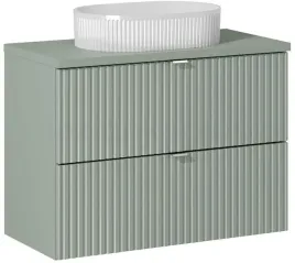 comad-line-reed-green-szafka-80-cm-podumywalkowa-wiszaca-z-umywalka-zielona