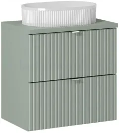 comad-line-reed-green-szafka-60-cm-podumywalkowa-wiszaca-z-umywalka-zielona