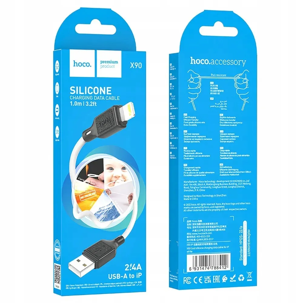 hoco-kabel-usb-a-do-lightning-24a-x90-1-m-bialy