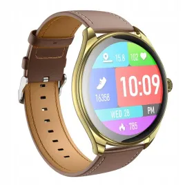 hoco-smartwatch-z-funkcja-rozmowy-amoled-y22-zloty-szampanski