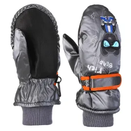 rekawiczki-zimowe-chlopiece-ortalionowe-bear-20-cm-srebrne-7-lat