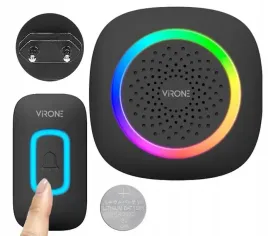 dzwonek-bezprzewodowy-pela-sieciowy-do-gniazdka-led-rgb-300m