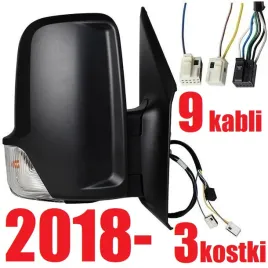 lusterko-prawe-elektryczne-krotkie-3-kostki-9-pin-mercedes-sprinter-iii-907