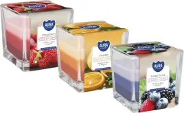 zestaw-swieca-zapachowa-w-szkle-trojkolorowa-bispol-aura-32h-mix-4-3szt