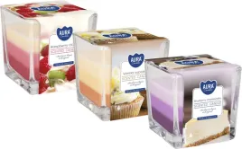 zestaw-swieca-zapachowa-w-szkle-trojkolorowa-bispol-aura-32h-mix-6-3szt