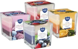 zestaw-swieca-zapachowa-w-szkle-trojkolorowa-bispol-aura-32h-mix-4-4szt